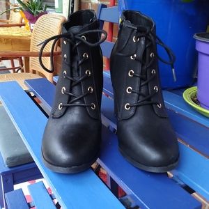 Call It Spring lace booties, brand new, never worn ,nice detailing